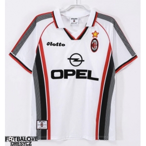 AC Milan 1997-1998 Retro Venkovní Dres Krátký Rukáv